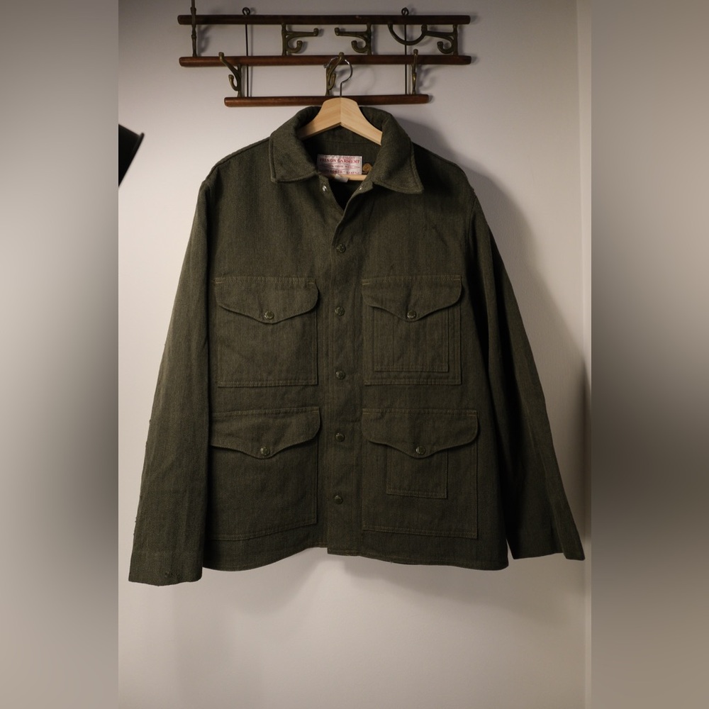 Vtg Filson 80s whipcord wool cruiser Size 48